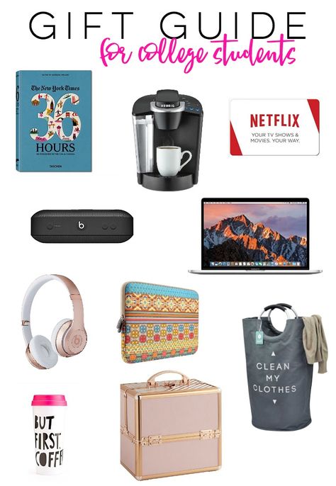 Gift Guide for College Students • Taylor Bradford Best College Gifts, Best Gifts For College Students, College Kit Gift, Package For College Student, Best Gifts For College Boys, Gifts For College Boys, College Student Gifts Christmas, Class Christmas Gifts, Graduation Gifts For Guys