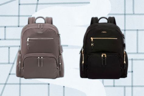 The Tumi Carson Backpack Is on Sale for $80 Off Tumi Backpack Women, Lululemon Amazon, Tumi Backpack, Commuter Backpack, Women Backpack Travel, Suitcase Handle, Japan Outfit, Leather Keyring, Waterproof Backpack