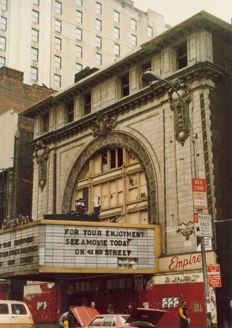 Movie Theater Aesthetic, Vintage Movie Theater, Prom Posters, The Deuce, Hollywood Theater, Land Of The Lost, Majestic Theatre, Hollywood Studio, 42nd Street