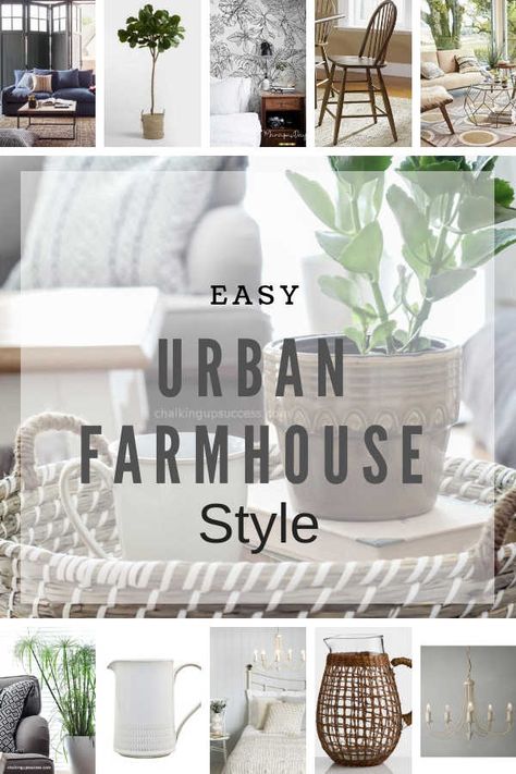 Mixing Modern And Farmhouse, Urban Farmhouse Living Room, Urban Farmhouse Decor, Urban Farmhouse Designs, Urban Farmhouse Style, Farmhouse Lifestyle, Urban Living Room, Success Lifestyle, Urban Farmhouse