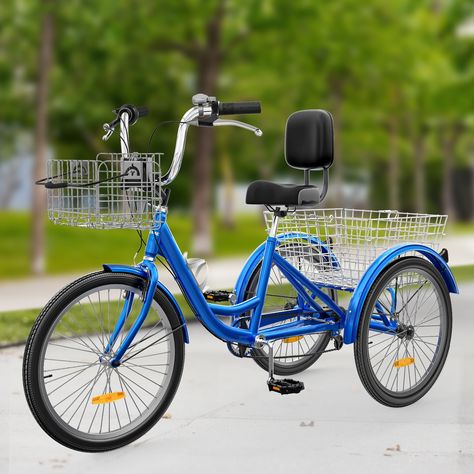 26" Adult Tricycle 3 Wheel Bikes 7 Speed Trike Bike - Bed Bath & Beyond - 38283636 Adult Tricycle, Home Shopping, Single Serve Coffee Makers, Enjoy The Ride, Sports Toys, Cycling Bicycles, Childrens Backpacks, 3rd Wheel, Cruiser Bike