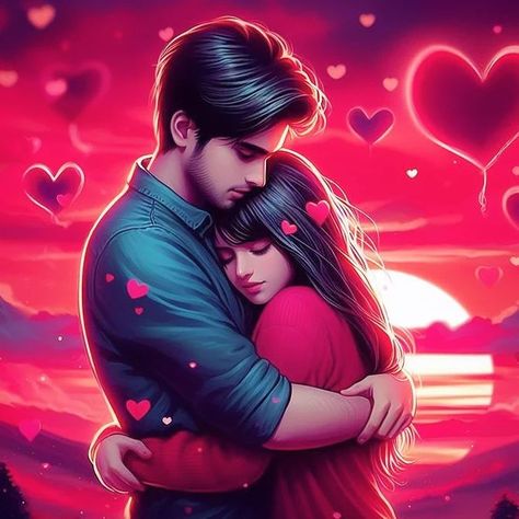 Cartoon Dps, My Love Photo, Heart Touching Poetry, Love Status Video, Lovers Images, Image Couple, Cute Love Photos, Romantic Couple Images, Cartoon Love Photo