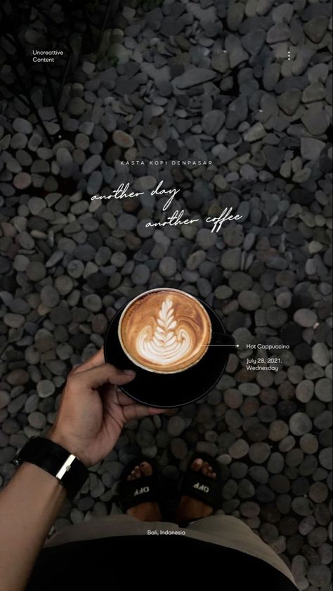 Typography Coffee Shop, Coffee Typography Design, Coffee Aesthetic Instagram Story, Coffee Photography Aesthetic, Kopi Aesthetic, Story Typography, Typography Coffee, Coffee Typography, Coffee Poster Design