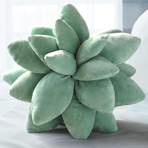 OtNiap 45cm/17.7 in Pillow Plush 3D Succulent Pillow - Succulent Cactus Decor PillowCactus Throw Pillows Cute Leaf Plush Cushion Plan😃🪴 Burnt Orange Throw Pillows, Succulent Throw Pillow, Succulent Pillow, Cactus Pillow, Hug Pillow, Pillow Plush, Succulents Decor, Shaped Pillow, Leaves Pillow