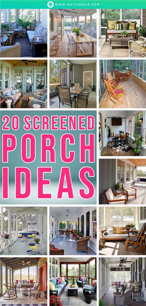 Sun Porch Ideas Enclosed, Enclosed Porch Decorating, Small Enclosed Porch, Screened Porch Ideas, Small Screened In Porch, Small Screened Porch, Porch Upgrades, Screened Front Porches, All Season Porch