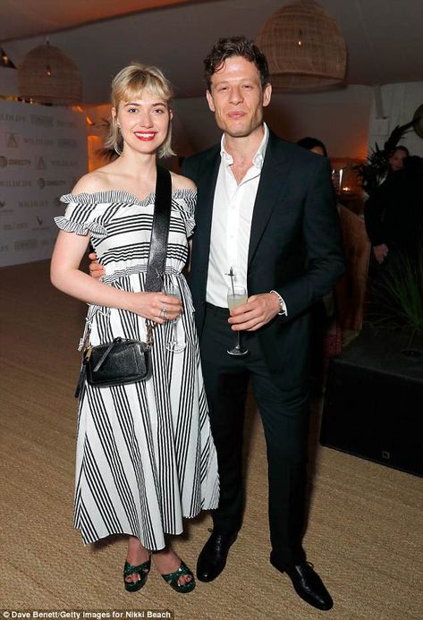 James Norton and Imogen Poots made their public debut as they attended the Wildlife party ... #celebritycouples #jamesnorton #imogenpoots James Norton Girlfriend, Debut Party, Uk Actors, Imogen Poots, James Norton, Nikki Beach, Actor James, Grey Goose, Party Scene