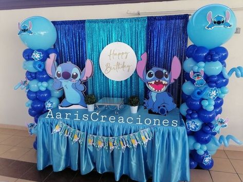 Lilo And Stitch Cake, Happy Birthday Disney, Birthday Party Decorations For Adults, Bday Party Theme, 9th Birthday Parties, Birthday Party Theme Decorations, Baby Gender Reveal Party, 10th Birthday Parties, 11th Birthday