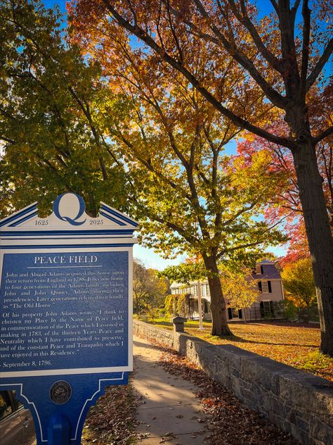 Peace Field in Quincy, Massachusetts. Home of John Adams and John Quincy Adams. Quincy Massachusetts, Massachusetts Home, Abigail Adams, John Quincy Adams, Marble House, John Adams, Adams Family, Home Vibes, Newport Rhode Island