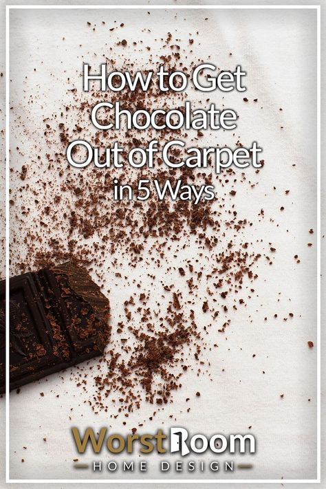 How to Get Chocolate Out of Carpet in 5 Ways Removing Chocolate Stains, Chocolate Stains, Carpet Stains, Carpet Cleaner, Diy Household, House Cleaning Tips, How To Clean Carpet, 5 Ways, Cleaning Household