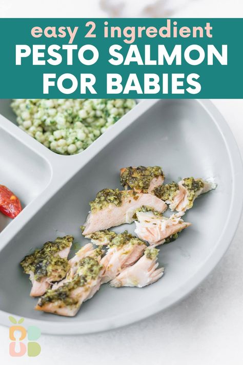 Salmon Recipe For Baby, Salmon Baby Led Weaning, Fish Recipes For Babies, Pasta For Babies, Baby Led Weaning Lunch Ideas, Baby Applesauce, Blw Recipes, Mediterranean Recipes Healthy, White Fish Recipes