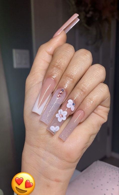 Nails Bride, Quince Nails, Quinceanera Nails, Dance Parties, Drip Nails, Baddie Nails, Ombre Acrylic Nails, Homecoming Nails Acrylic, Cute Acrylic Nail Designs