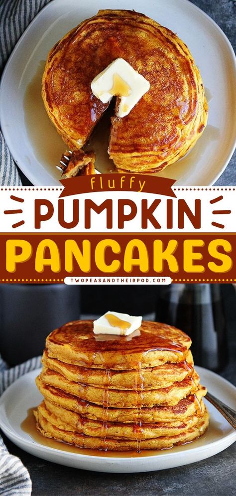 Pumpkin Pancakes, best fall recipes, pumpkin recipes Light Fluffy Pancakes, Pumpkin Pancakes Recipe, Fluffy Pumpkin Pancakes, Pumpkin Breakfast Recipes, Light And Fluffy Pancakes, Pumpkin Pancake Recipe, Best Pancake Recipe, Fall Fun Food, Pumpkin Recipes Healthy