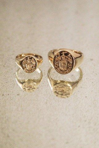 Signet Rings Women Vintage, Brian Flanagan, Montecito Wedding, Mens Ring Designs, Dramatic Silhouette, Signet Rings Women, Vintage Engagement Ring, Column Dress, Signet Rings