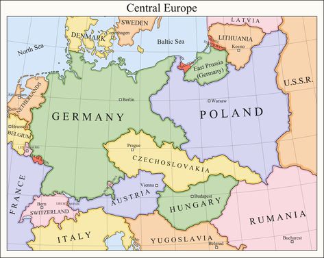 Central Europe Map, Map Quiz, History Quiz, Germany Poland, Imaginary Maps, Infographic Map, Germany Map, Paris Map, Ancient Maps