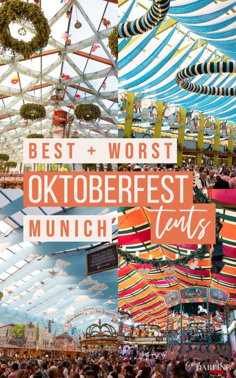 Heading to Oktoberfest in Munich? Not all beer tents are created equally. Click this image to find the best and worst Oktoberfest tents! best Oktoberfest tents, worst beer tents Oktoberfest, where to go at Oktoberfest, Oktoberfest tent guide, Hofbrau Oktoberfest tent, Ochsbraterei, Hacker Pschorr Festzelt, Marstall Festzelt Oktoberfest tent Oktoberfest Tents Munich, Oktoberfest Trip, Oktoberfest In Germany, European Trips, Italy Cruise, Octoberfest Beer, Oktoberfest Munich, Oktoberfest Germany, Munich Oktoberfest