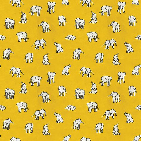 Baby Elephants Art, Yellow Elephant, Elephant Print Art, Elephant Wallpaper, Yellow Iphone Case, Elephant Illustration, Indian Baby, Baby Elephants, Elephant Canvas