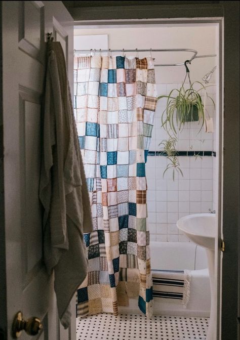 Quilted Curtains, Bath Room, Spoiler Alert, House Room, The Journal, Quilt Top, House Inspo, New Room, House Inspiration