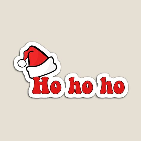 Ho Ho Ho Christmas, Design Sticker, Ho Ho Ho, Christmas Stickers, Christmas Design, Meaningful Gifts, Sticker Design, Vinyl Sticker, Scrapbooking