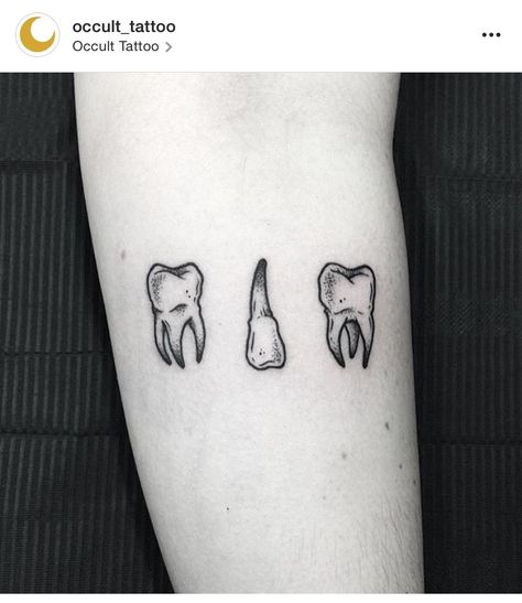 Teeth Tattoo Ideas, Diamond Tattoo Meaning, Keyhole Tattoo, Teeth Tattoo, Eye Tattoo Meaning, Umbrella Tattoo, Tooth Tattoo, Bone Tattoos, Demon Tattoo