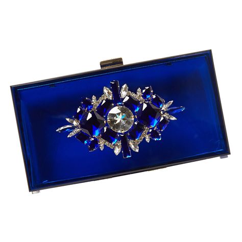 Anthropologie  - The Cut Lucite Purse, Colbalt Blue, Super Sonic, Blue Clutch, Blue Glasses, 2022 Wedding, Bridal Clutch, Box Clutch, Handbag Heaven