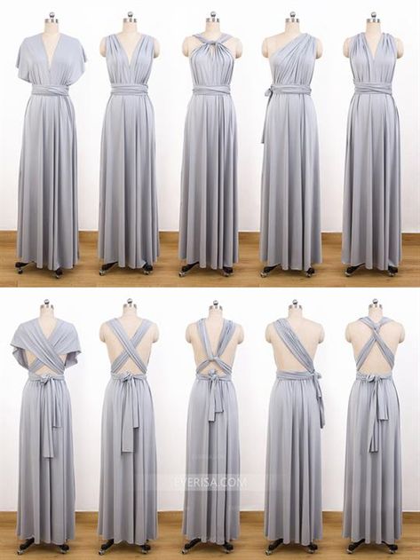 Debut Court, Pregnant Gown, Infinity Dress Tutorial, Multi Way Bridesmaid Dress, Infinity Dress Ways To Wear, Bridesmaid Infinity Dress, Infinity Dress Styles, Vestido Convertible, Infinity Gown