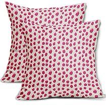 Throw Pillows Modern, Hot Pink Throw Pillows, Hot Pink Pillows, Pink Pillow Cases, Cream Pillow Covers, Cream Pillow, Pink Pillow Covers, Square Cushion Cover, Cream Pillows