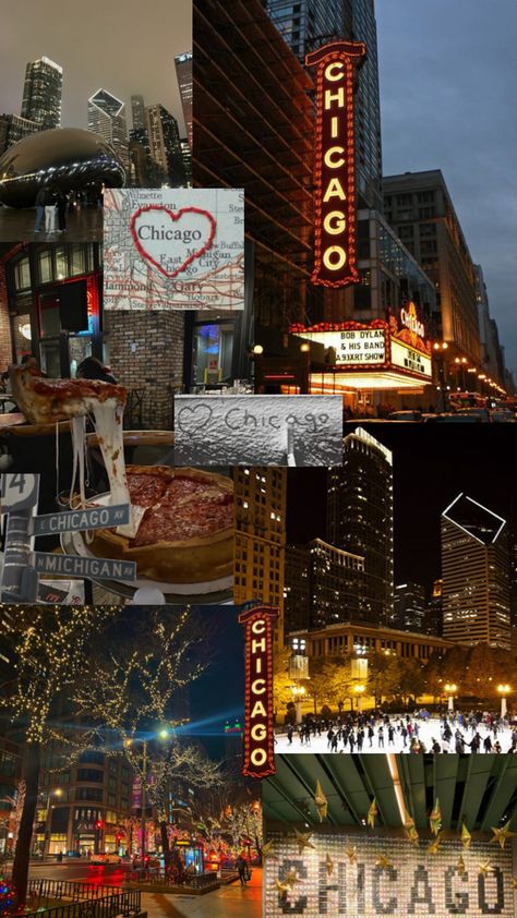 Chicago At Night Wallpaper, Travel Aesthetic Chicago, Autumn In Chicago, Chicago Vision Board, Chicago Fall Aesthetic, Chicago Aesthetic Wallpaper, Chicago Background, Downtown Chicago Aesthetic, Minneapolis Aesthetic