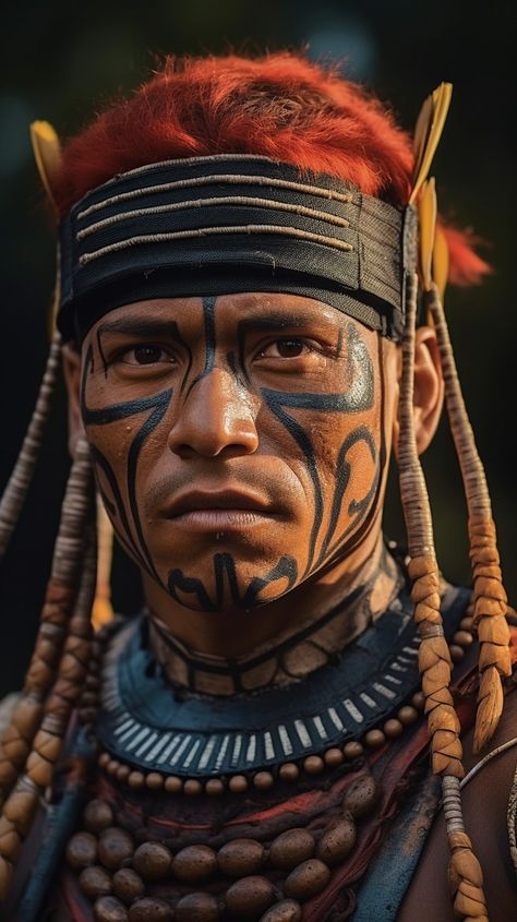 🌿 Capturing the Strength and Beauty of Amazonia 🌿 Dive into the captivating world of Amazonian tribes in Brazil through these mesmerizing portraits of Amazonians. Their resilience and cultural richness shine through each image. 📸✨ #AmazonianPortraits #BrazilianIndigenous #TribalBeauty #AmazonianWomen #CulturalHeritage #StrengthInDiversity #RainforestNomads #IndigenousPride #AmazonianTraditions #EmpoweredByAncestry #Brazil #Brasil #Amazônia #tribosdoBrasil South American Tribes, Amazonian Women Warriors, American Indian Artwork, Amazonian Warrior, Apache Indian, Amazon Tribe, Native American Images, Amazon Warrior, African Dance