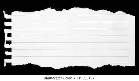 Torn Notebook Paper, Ripped Paper, China Image, Blank Notebook, Pastel Wallpaper, Facebook Sign Up, Notebook Paper, Black Background, Royalty Free Images