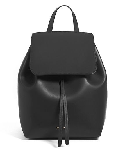 This backpack sold out in six minutes flat Tan Backpack, Mansur Gavriel Bag, Mini Leather Backpack, Bucket Backpack, Stylish Backpacks, Mansur Gavriel, Leather Bucket, Designer Backpacks, Mini Backpack