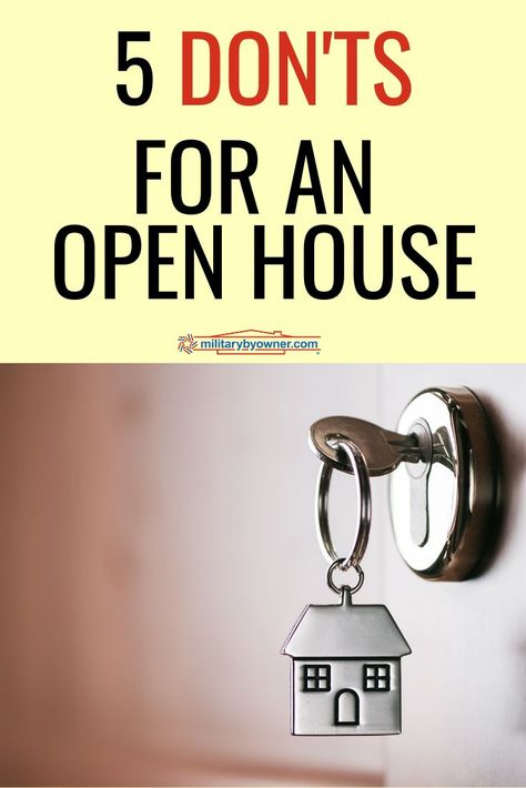 Top 5 DON'TS for an Open House #homeselling #realestate Open House Tips For Realtors, Open House Gifts Real Estate, Open House Sign Ideas, Real Estate Open House Food Ideas, Open House Ideas Real Estate Snacks, Open House Outfit Ideas, Open House Ideas Real Estate, Open House Gifts, Airbnb Arbitrage