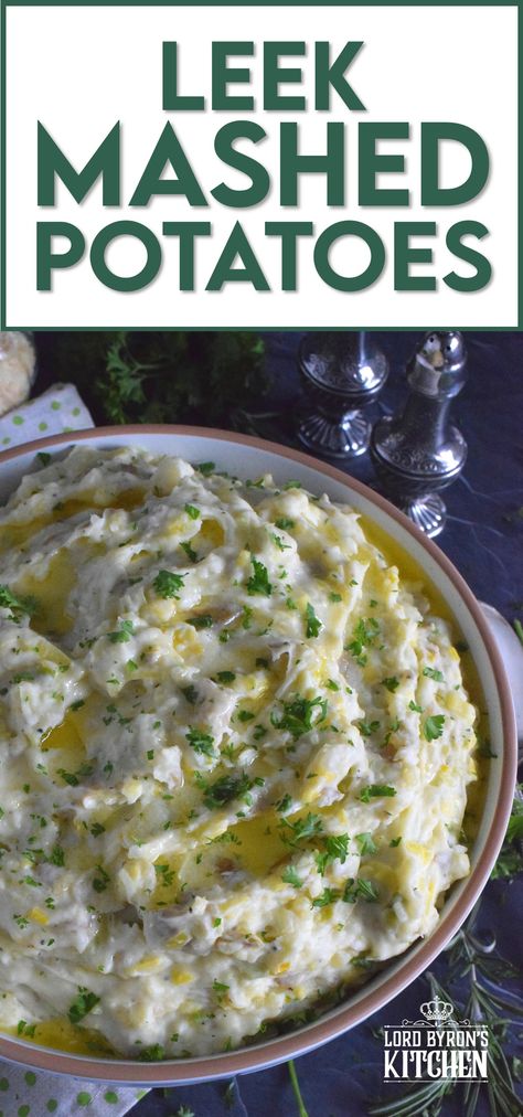 Mashed Potatoes are everyone’s favourite comfort food and side dish, which is what makes it the most common side dish in many homes and on many occasions. But, boring mashed potatoes are a thing of the past! Leek Mashed Potatoes are such a refreshing and welcome change! Made with garlic and leeks, these potatoes are a great side for almost any main! #mashedpotatoes #leek #potatoes #sides Leeks Side Dish, Leek Recipes Side Dishes, Leek And Potato Recipes, Garlic Milk, Roasted Leeks, Magical Food, Leek Recipes, Vegetable Side Dishes Recipes, Mashed Potato Recipes