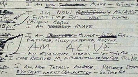 Clive Wearing's attempt to comprehend his life while enduring retrograde & anterograde amnesia. A 20 second memory over the course of a 30 years. Anterograde Amnesia, Personal Journal, Loaf Of Bread, Unborn Baby, 29 Years Old, Personalized Journal, Circus, A Man, Potato