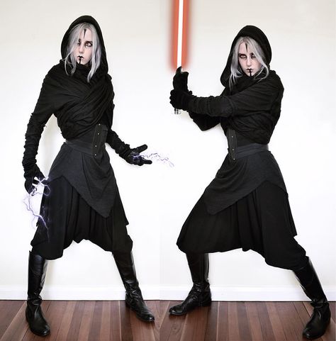 3,173 Likes, 79 Comments - Alice Crowrunner (@catinawitchhat) on Instagram: “The Sith  ~~~ Last look in my Star Wars series! I hope you’ve enjoyed them Definitely had to end…” Star Wars Makeup Ideas, Sith Outfit, Star Wars Sith Female, Sith Makeup, Sith Costume, Female Sith, Sith Cosplay, Sith Apprentice, Female Jedi