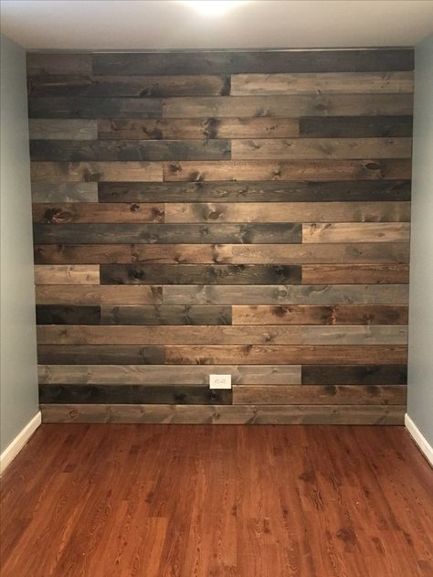 Wooden Accent Wall, Pallet Walls, Fa Fal, Wall Wood, Wood Accent Wall, Rustic Wood Walls, Reclaimed Wood Wall, Into The Woods, Wood Panel Walls