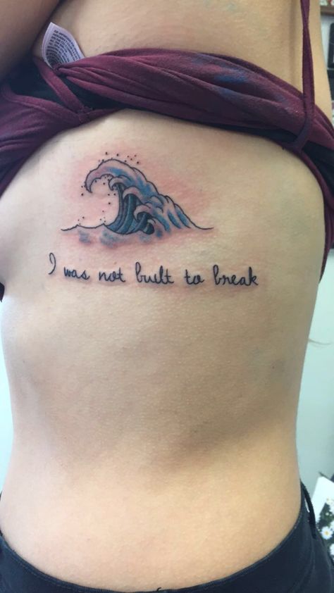 My first tattoo. I designed it myself Myself Tattoo, Wave Tattoos, Finding Myself, Waves Tattoo, First Tattoo, I Tattoo, Tattoo Quotes, Tattoos, Quick Saves