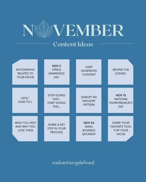 November Content Ideas, Happy November, Instagram Marketing Strategy, Digital Marketing Trends, Social Strategy, Business Content, Instagram Marketing Tips, Instagram Strategy, Vip Group