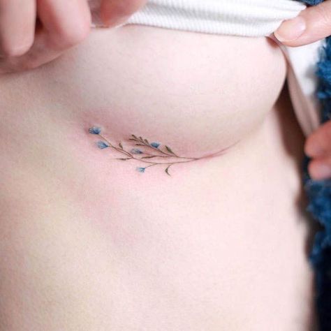 Underboob Tattoos, Our Mindful Life, Unique Small Tattoo, Underboob Tattoo, Tattoo Henna, Meaningful Tattoos For Women, Joker Tattoo, Small Meaningful Tattoos, Tattoos Women