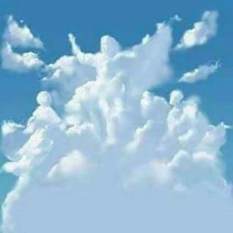 Look intently at what is seen in this cloud formation AWESOME ! Angel Clouds, Fluffy Clouds, Cloud Art, Guardian Angels, Angel Pictures, Gods Creation, God Art, Jesus Pictures, Sky And Clouds