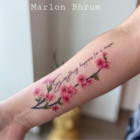 Japan Flower Tattoo, Best Feminine Tattoos, Watercolor Tattoo Sleeve, Ankle Tattoo Ideas, Delicate Flower Tattoo, Ring Tattoo Designs, Around Arm Tattoo, Minimalistic Tattoo Ideas, Minimalistic Tattoo