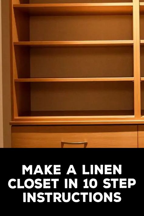 How to Make a Linen Closet Linen Closet Design Ideas, No Linen Closet Solutions, Laundry Room Linen Closet, Linen Closet Design, Converted Closet, Organizing Linens, Celebrity Closets, No Closet Solutions, Linen Closet Organization