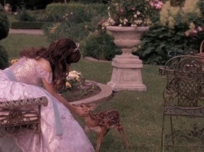 A Wedding, Deer, A Woman, Wedding Dress, Pink