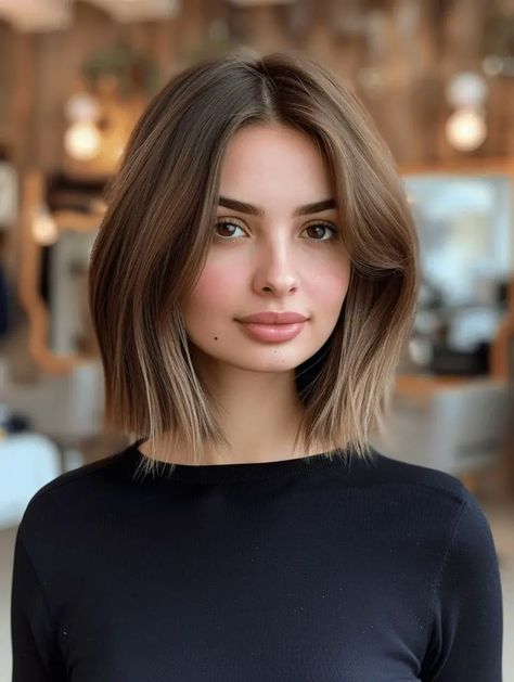 47 Striking Spring Haircut Shoulder Length Ideas for 2024 Haircut Shoulder, Spring Haircut, Curly Hair Advice, Shoulder Length Bob Haircut, Shoulder Length Blonde, Spring Haircuts, Haircut 2023, Hairstyle Ideas Easy, Dark Blonde Hair Color