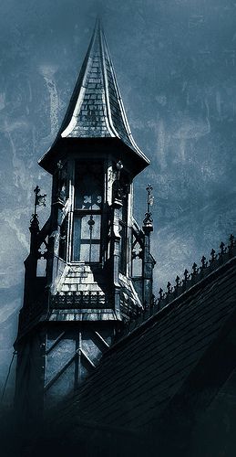 Gothic tower Gothic Tower Drawing, Gothic Buildings Drawing, Gothic Buildings Architecture, Gothic Steeple, Gothic Church Aesthetic, Dark Tower Tattoo, Gothic Tower, Gothic Gargoyles, Gothic Arch