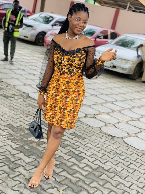 Short Ankara Dresses Classy, Short Ankara Dress, Latest Lace Styles, Short Gown Styles, Styles Ankara, Ankara Short, Ankara Short Gown Styles, African Fabric Dress, Ankara Dress Styles