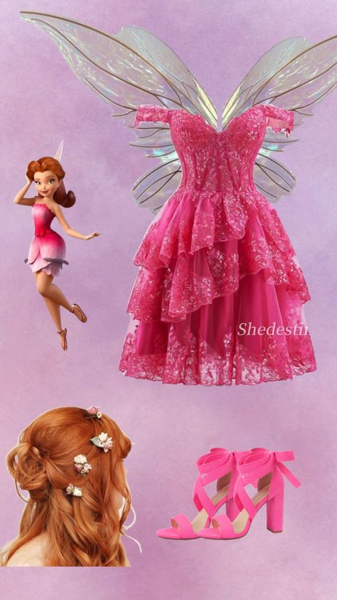 Rosetta Halloween Costume, Rosetta Fairy, Tinkerbell Outfit, Fairy Costume Diy, Tinkerbell Costume, Fairy Halloween Costumes, Fairy Outfit, Duo Halloween Costumes, Fairies Elves