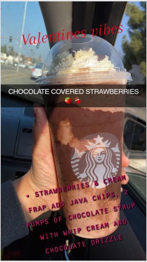 I’m to lazy to put hashtags sorry Starbucks Recipes Valentines, Tvd Starbucks Drink, February Starbucks Drinks, Spider Man Starbucks Drink, Starbucks Drinks To Try Chocolate, Goth Starbucks Drinks, Best Starbucks Drinks Frappuccino, Starbucks Drinks Recipes To Order Frap, Starbucks Drinks To Try Frappuccino