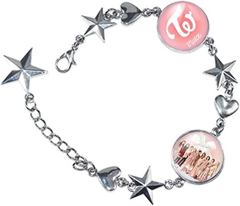 Cool and fashion,made with premium quality Zinc alloy and durable to wear Fan support and nice gift for friends as well for self wear Standard unisex adult size around fits most adult wrist sizes, including men, women, and teens. The Twice merchandise is a nice gift for Kpop Twice fans Twice Bracelet, Kpop Bracelet, Bracelets Bangle, Kpop Merchandise, Wristband Bracelet, Chain Bracelets, Stainless Steel Jewelry, Got7, For Friends