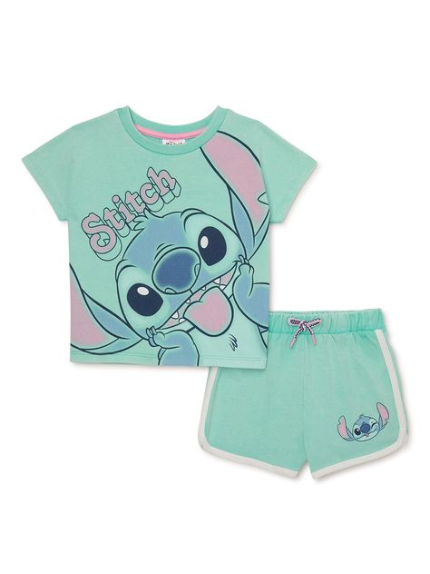 Swim 2024, Stitch Things, Stitch Items, Disney Princess Toddler, Stitch Tshirt, Short Pants Outfit, Clothes Toys, Disney Toddler, Kids Swim