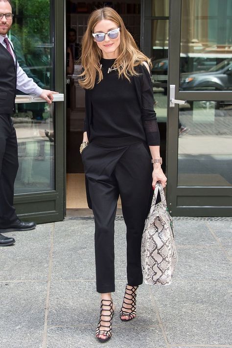 Olivia Palermo Street Style, Olivia Palermo Outfit, Olivia Palermo Lookbook, Olivia Palermo Style, Woman In Black, Looks Black, Olivia Palermo, Style Crush, Inspired Outfits